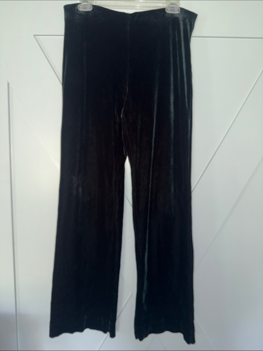 Classiques Entier Black Velvet Wide-Leg Pants